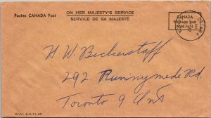 1963 Canada - On Her Majesty's Service - Ottawa - F37990