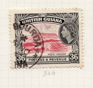 British KUT 1953 QEII Early Issue Fine Used 36c. NW-206590