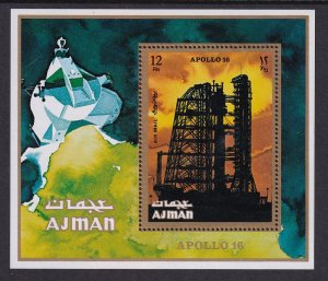 Ajman MI 1020 BL301 Space Souvenir Sheet MNH VF