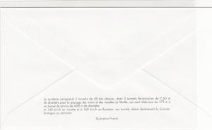 France 1994 Inaug Channel Tunnel Pic Slogan Cancel + Stamp FDC Cover Ref 31720