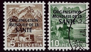 Switzerland S01 Mint & S02 Used F-VF SC $8.50  ....Buy a real Bargain!
