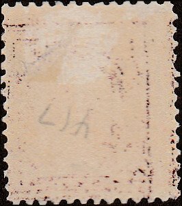 # 417 Mint Heavy Hinged Claret Brown Ben Franklin