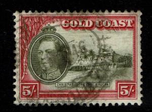 Gold Coast SG# 131a, Used, some pulled perfs, slightly wrinkled - S1011