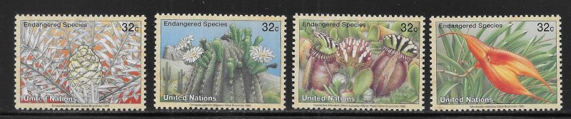 United Nations 674-677 1996 Endangered Species set MNH