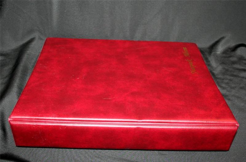 Yearpack 4 RING Dark Red/Maroon BINDER Album #C772