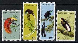 PAPUA NEW GUINEA - 1973 - Birds of Paradise - Perf 4v Set - Mint Never Hinged