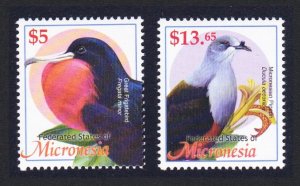 Micronesia Birds the Highest Values $5 and $13.65 2002 MNH SC#536-537