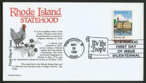 #2348 25c Rhode Island, Aristocrat FDC **ANY 5=FREE SHIPPING**