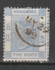 HONG KONG #40 USED