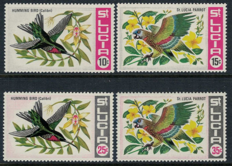 St. Lucia #241-4* NH  CV $3.95