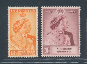 1948 Northern Rhodesia, Stanley Gibbons n. 48/49 - MNH**