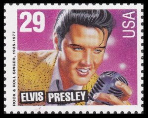 US 2724 Rock & Roll Singer Elvis Presley 29c single MNH 1993