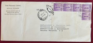 US 1941 Panama Canal  Cover Fort Worth Tex. To Balboa Geights  Some Wrinkles