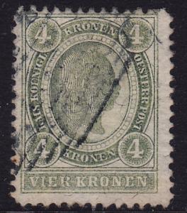 Austria - 1899 - Scott #85 - used - Franz Josef