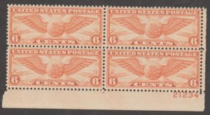 U.S. Scott #C19 Airmail Stamp - Mint Plate Block