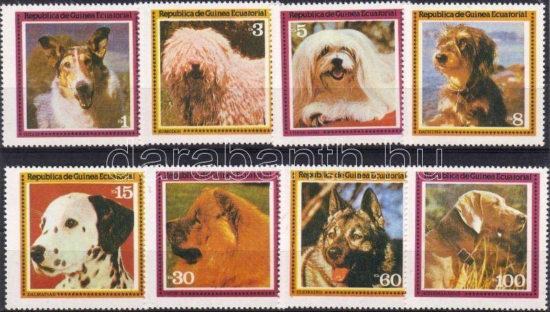 Guinea Equatorial stamp Dogs set MNH 1978 Mi 1427-1434 WS5986