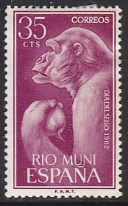Rio Muni - 20 - 1962 Gorilla