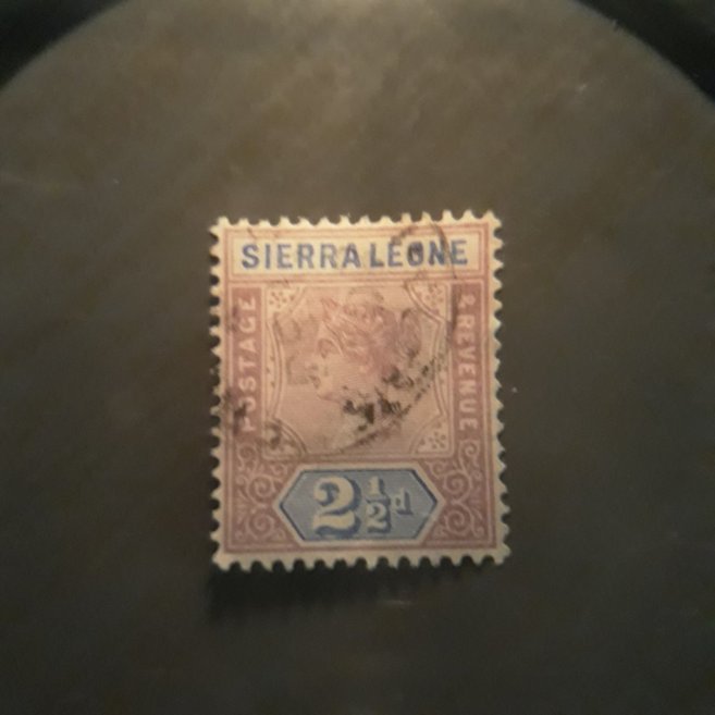 Sierra Leone 38  1896  2 1/2 d  XF Used