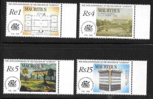 Mauritius 1998 Creation of Presidential Residence Sc 873-876 MNH A3471