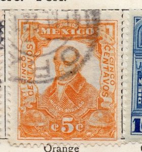 Mexico 1910 Early Issue Fine Used 5c. 074491