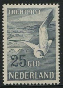 Netherlands 1951, 25G., Stamp out of set, Unused (hinged)