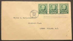 HORACE MANN #869 MAR 14 1940 BOSTON MA FIRST DAY COVER (FDC) BX5