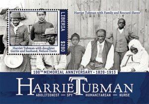 Liberia - 2013 - HARRIET TUBMAN - Souvenir Stamp Sheet - MNH