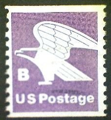 United States, Scott #1820, used(o), 1981,  B Eagle Transition, (18¢)