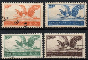 Lebanon Sc #C107-C110 Used
