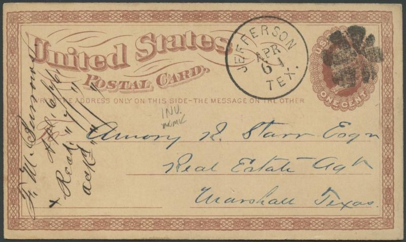 TEXAS MARION COUNTY (1876 JEFFERSON) #357