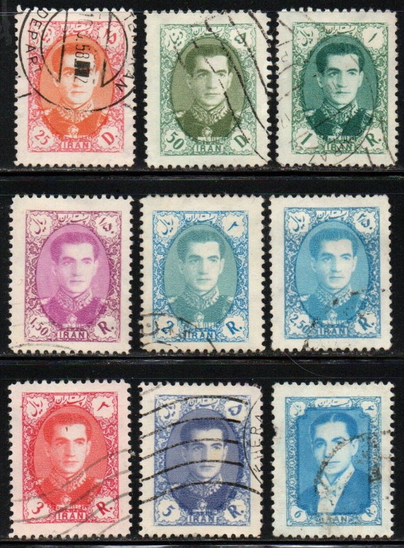 Iran Sc #1084-1092 Used