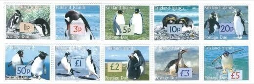 2005 FALKLAND ISLANDS - SG:N/A -PENGUIN POSTAGE DUES - UNMOUNTED MINT 