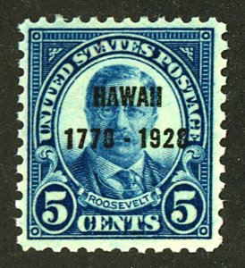 U.S. #648 MINT OG LH