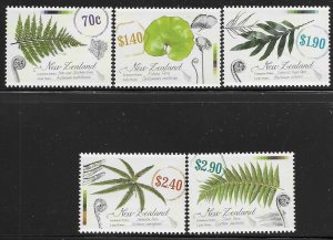 New Zealand 2445-49  2013  set 5  VF  Mint  NH