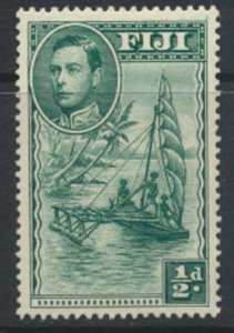 Fiji  SG 249a perf 14  SC# 117c MH sailing canoe  - 1941 see scans / details