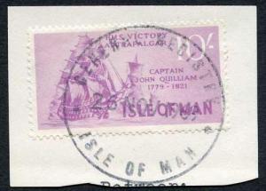 Isle of Man 10/- Purple QEII Pictorial Revenues CDS On Piece