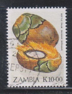 Zambia, 10k Wild Fruits (SC# 477) Used