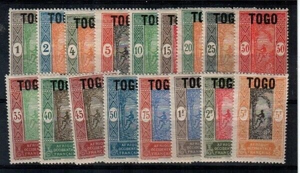 Togo Scott 193-209 Mint NH [TE925]