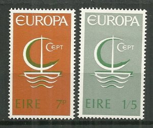 1966 Ireland #216-7  Europa Cept C/S of 2 MH