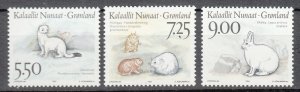 Greenland - 1994 Native Animals Fauna Sc# 270/272 - MH (7694)