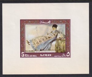 Ajman MI 434 BL118 Apinting Souvenir Sheet MNH VF