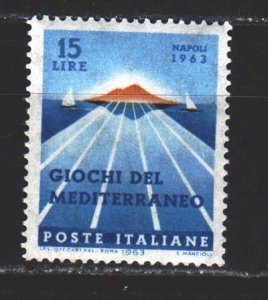 Italy. 1963. 1151 from the series. Mediterranean games. MNH.