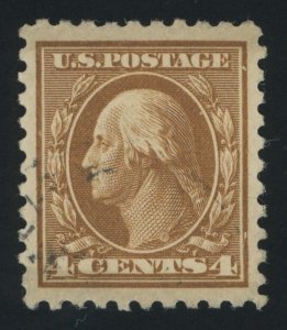 USA 427 - 4 cent Washington - PSE Graded Cert 95 Jumbo Used - faint cancel