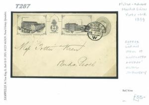 DBT287 1899	Cook & Sons Illustrated Advertising Postal Stationery E/Budapest
