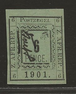 TRANSVAAL SC# 187   VF/MNG