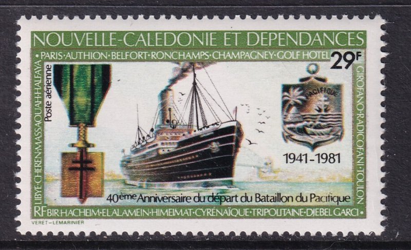 New Caledonia C174 Ship MNH VF