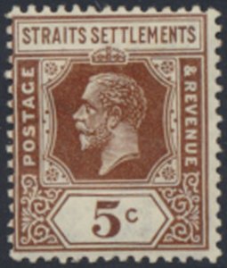 Straits Settlements    SC# 187   Used   wmk crown CA script Die II  see detai...