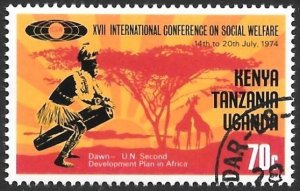 Kenya, Uganda and Tanzania Scott # 289 Used/CTO. All Additional Items Ship Free.