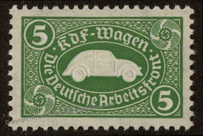 Germany Original Volkswagen 5M Saving Stamp KdF Wagen MNH 59585