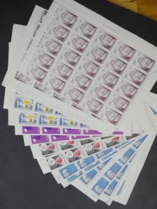 EDW1949SELL : CHILE Very clean grouping of all Cplt sets All VF MNH Cat $1,931.